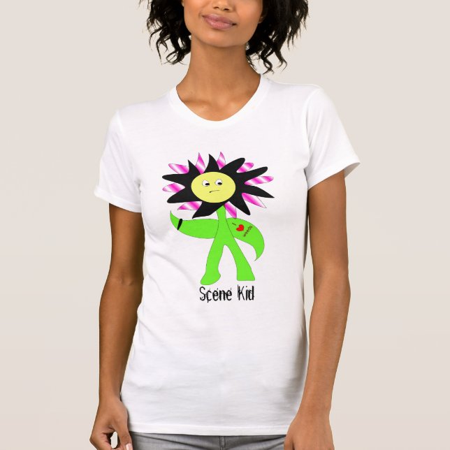 T-shirt Fleur de scène (Devant)