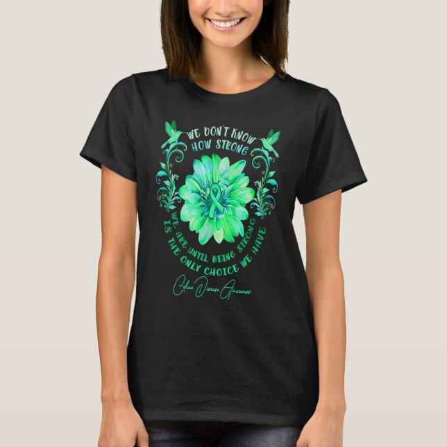 T-shirt Fleur de sensibilisation aux maladies CELIAC Nous  (Devant)