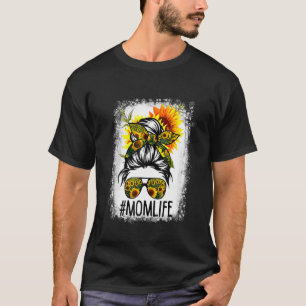 T-shirt Fleur de soleil blanchie Maman Tee - shirts de vie