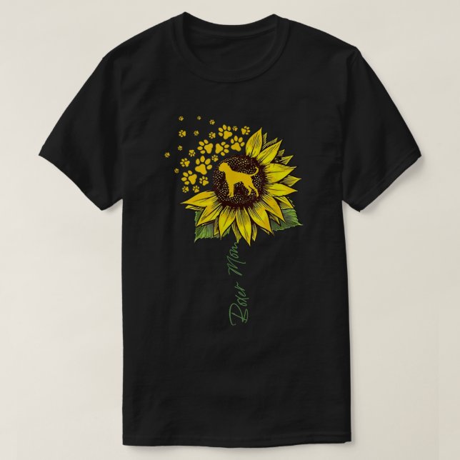 T-shirt Fleur de soleil mère de la boîte (Design devant)