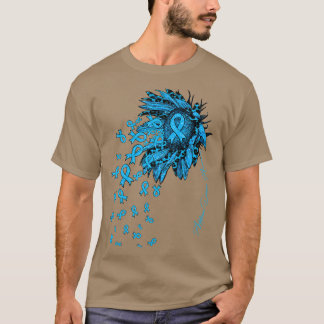 T-shirt Fleur de tournesol de sensibilisation aux maladies