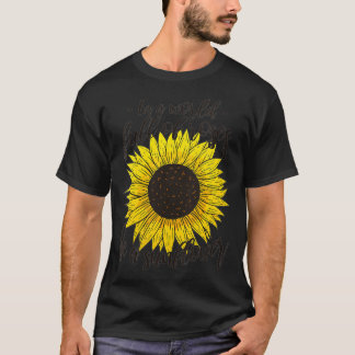 T-shirt Fleur de tournesol Fleur Rose Femme Nature Beauté