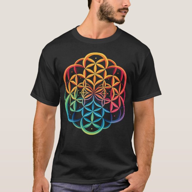 T-shirt Fleur De Vie (Devant)