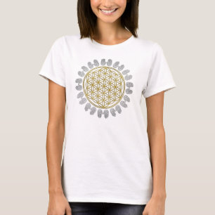 T-shirt Fleur de vie / Blume des Lebens - Mains d'esprit