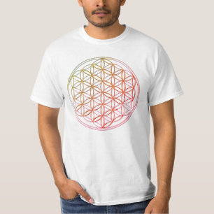 T-shirt Fleur De Vie   coloré