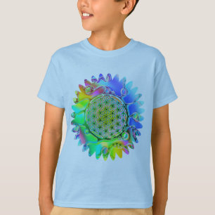 T-shirt Fleur De Vie - Fleur Géométrique 5