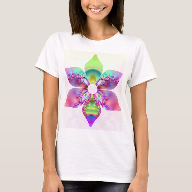 T-shirt Fleur de vie fractale (Devant)