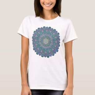T-shirt Fleur De Vie - Mandala India Style 1