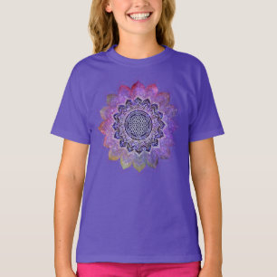 T-shirt Fleur de vie - Style Vintage Galaxy Espace 1