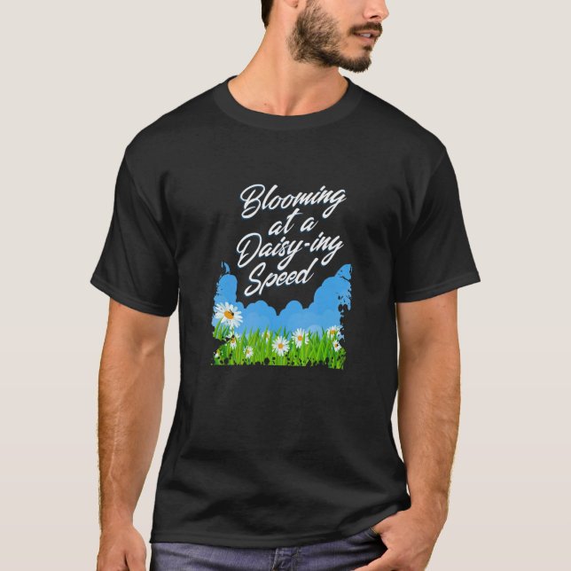 T-shirt Fleur De Vitesse D Jardin D (Devant)