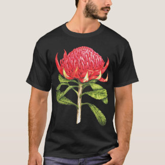 T-shirt Fleur de Waratah autochtone d'Australie