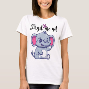 T-shirt Fleur d'éléphant drôle Ne m'oubliez pas Heimerheim