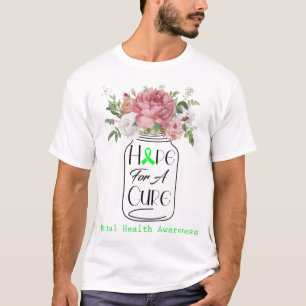 T-shirt Fleur d'espoir pour une guérison Sensibilisation à