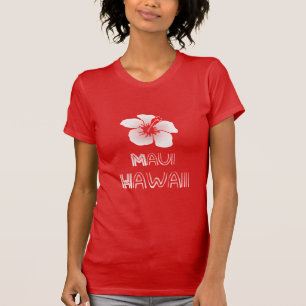 T-shirt Fleur d'Hibiscus de Maui Hawaii
