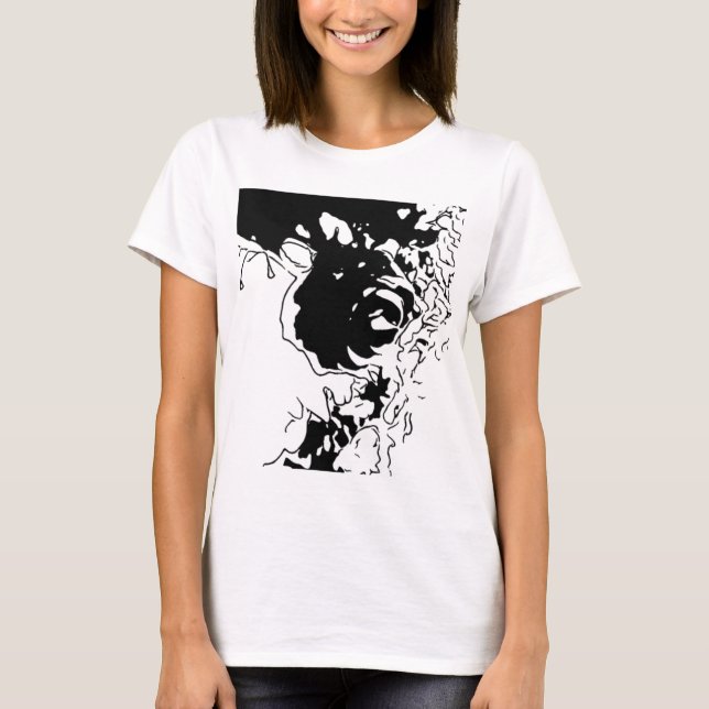 T-shirt Fleur Doodle (Devant)