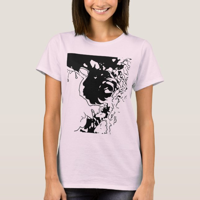 T-shirt Fleur Doodle (Devant)