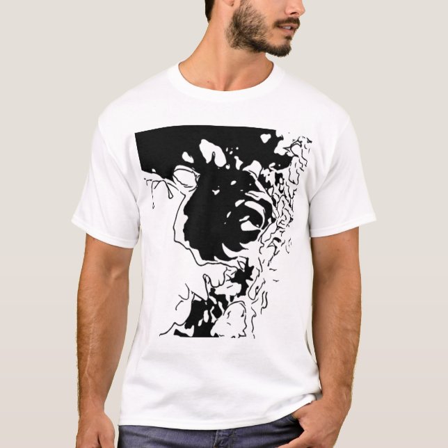 T-shirt Fleur Doodle (Devant)