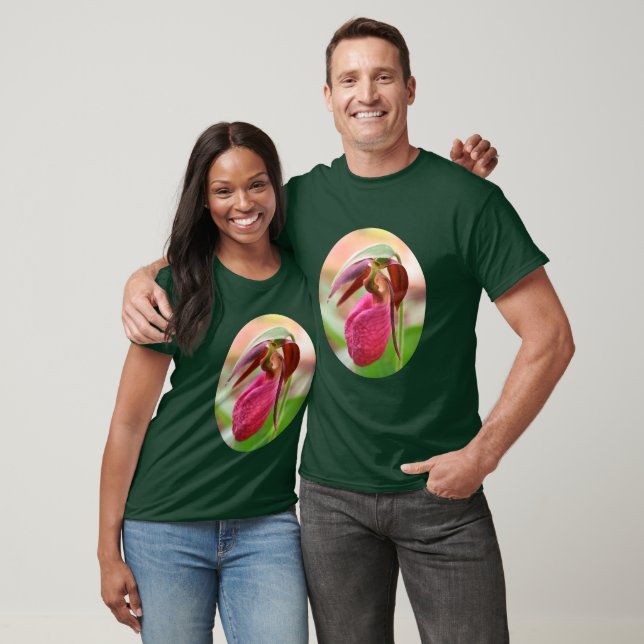 T-shirt Fleur d'orchidée rose sauvage (Unisexe)