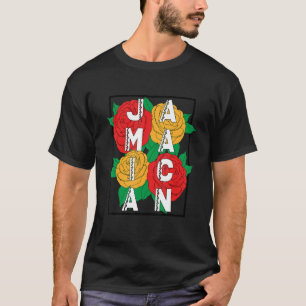 T-shirt Fleur du patrimoine jamaïcain culturel traditionne