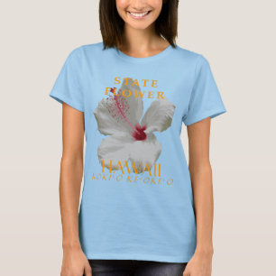 T-shirt Fleur du territoire d'Hawaï L'Hibiscus waimeae