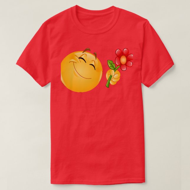 T-shirt Fleur Emoji Giving (Design devant)