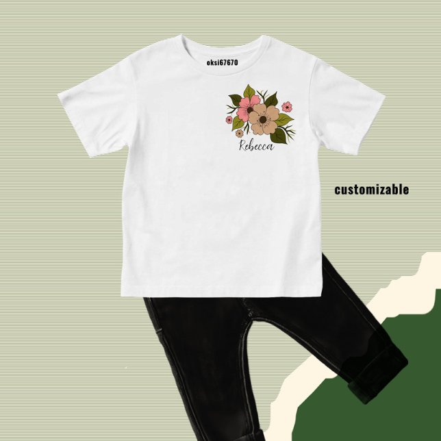 T-Shirt Fleur en fleurs (Créateur téléchargé)