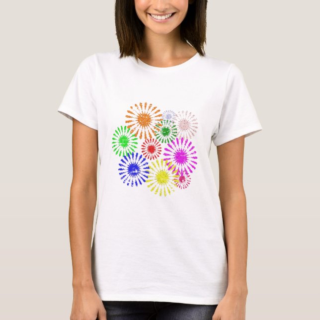 T-shirt Fleur en panne (Devant)