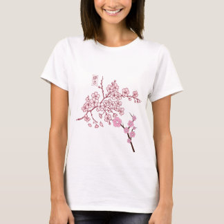 T-shirt fleur éphémère
