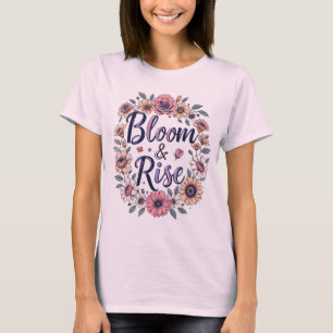T-shirt Fleur et augmentation