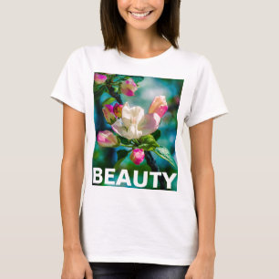 T-shirt Fleur et bourgeons de pommes de terre