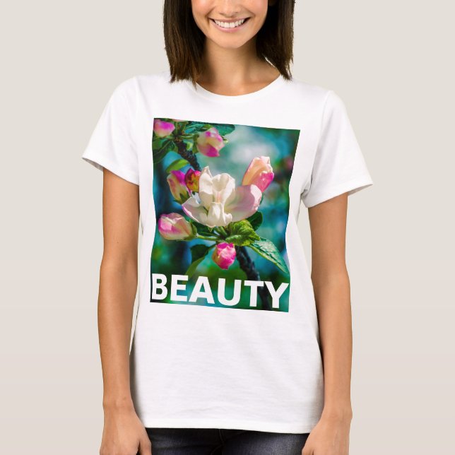 T-shirt Fleur et bourgeons de pommes de terre (Devant)