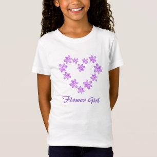 T-Shirt Fleur Fille Lilac Design Floral