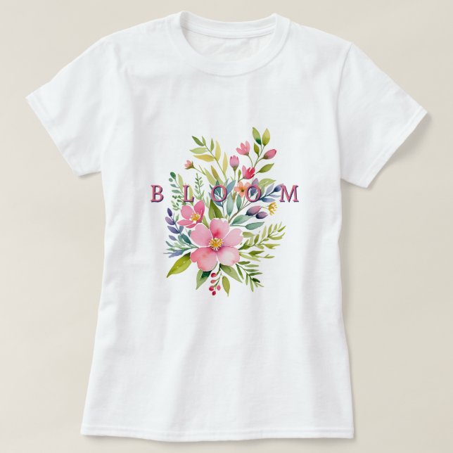 T-shirt Fleur - Floral (Design devant)