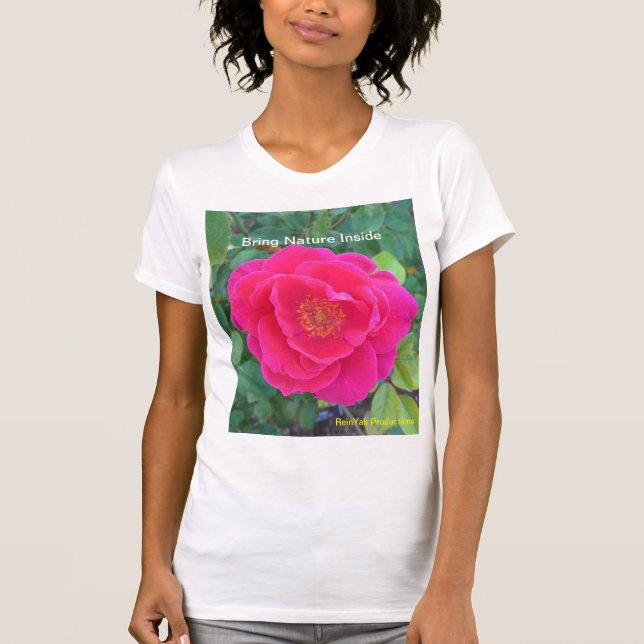 T-shirt Fleur Fuschia (Devant)