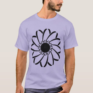 T-shirt Fleur géométrique