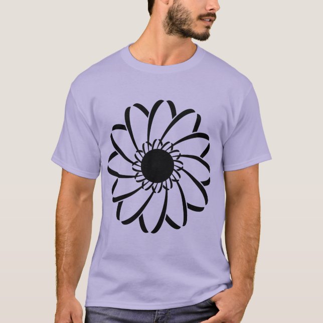 T-shirt Fleur géométrique (Devant)