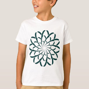T-shirt Fleur géométrique 02