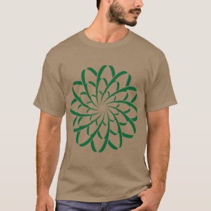 T-shirt Fleur géométrique 02