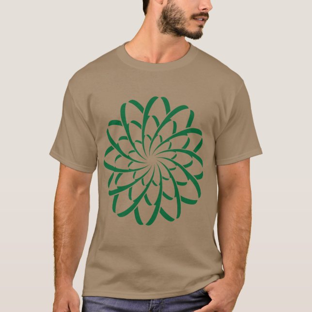 T-shirt Fleur géométrique 02 (Devant)