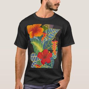 T-shirt Fleur Gingembre Tropical @3dudes1life