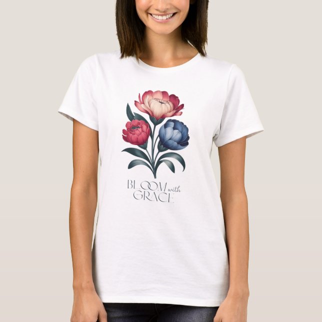 T-shirt Fleur Grace en fleur (Devant)