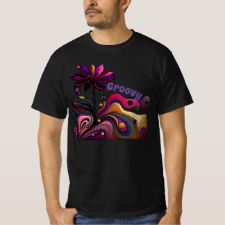 T-shirt Fleur Groovy pour Hommes
