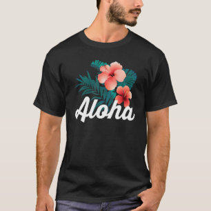 T-shirt Fleur hawaïenne Hawaii Island Summer Beach Vacatio