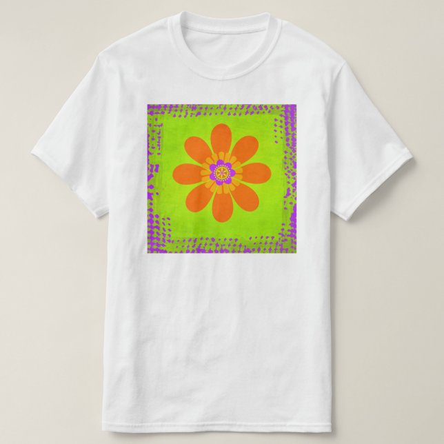 T-shirt Fleur hippie (Design devant)