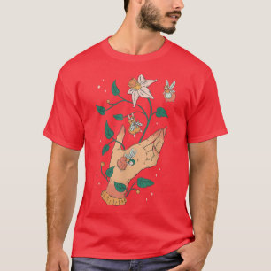 T-shirt Fleur Imaginaire Natur Cottagecore Fée Belle A