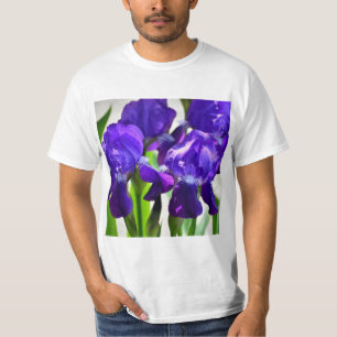 T-shirt Fleur Iris Iris Violet
