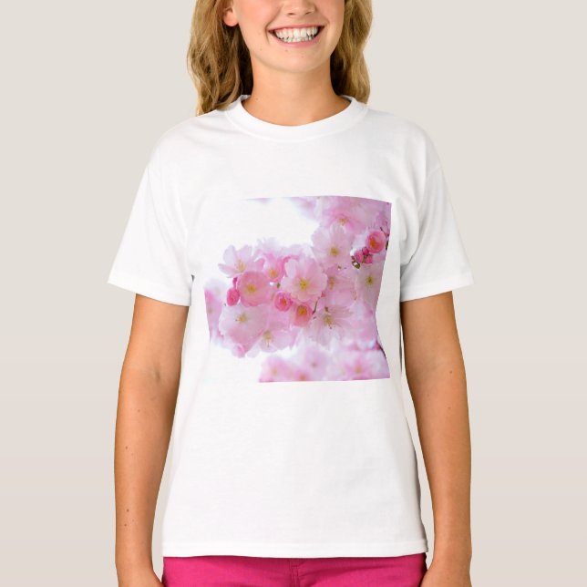 T-shirt Fleur japonaise de cerisier (Devant)