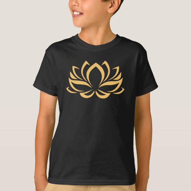 T-shirt Fleur japonaise de Lotus (Devant)