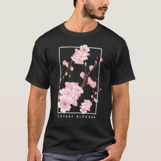 T-shirt Fleur japonaise esthétique Vaporwave