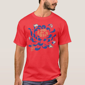 T-shirt Fleur japonaise vintage Koi par Tobe Fonseca